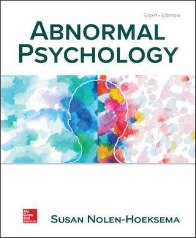 Cover for Susan Nolen-Hoeksema · Abnormal Psychology (Hardcover Book) (2019)