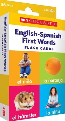 Cover for Scholastic · English-Spanish First Words Flash Cards (Bog) (2021)