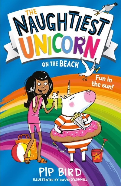 Cover for Pip Bird · The Naughtiest Unicorn on the Beach - The Naughtiest Unicorn series (Pocketbok) (2020)