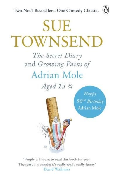 Cover for Sue Townsend · The Secret Diary &amp; Growing Pains of Adrian Mole Aged 13 ¾ - Adrian Mole (Paperback Bog) (2017)