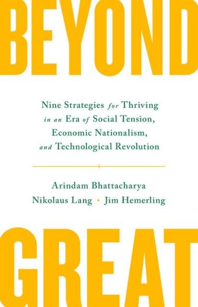 Cover for Arindam Bhattacharya · Beyond Great (Inbunden Bok) (2020)