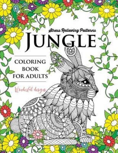 Cover for Adult Coloring Book · Jungle coloring book (Pocketbok) (2017)