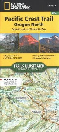 Cover for National Geographic Maps · Pacific Crest Trail: Oregon [map Pack Bundle] (Kort) [2019th edition] (2023)