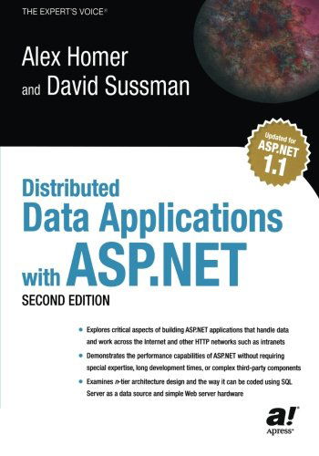 Cover for Alex Homer · Distributed Data Applications with ASP.NET (Paperback Book) [Softcover reprint of the original 2nd edition] (2004)