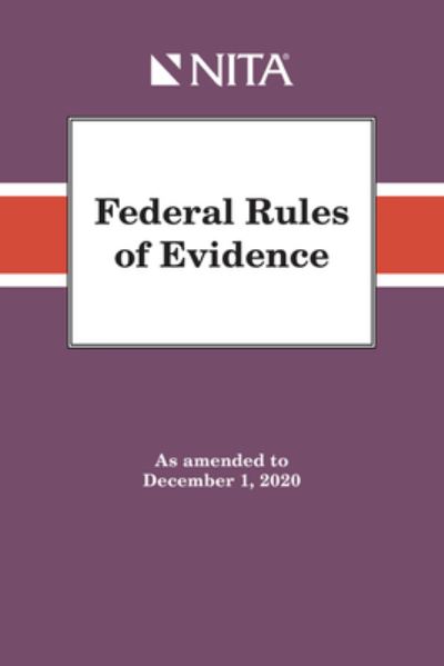 Cover for Nita · Federal Rules of Evidence (Spiralbuch) (2020)