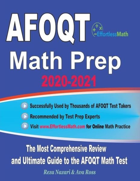 Cover for Ava Ross · AFOQT Math Prep 2020-2021 (Paperback Book) (2020)