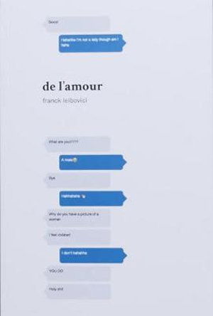 Cover for Franck Leibovici · De L’amour (Taschenbuch) (2019)