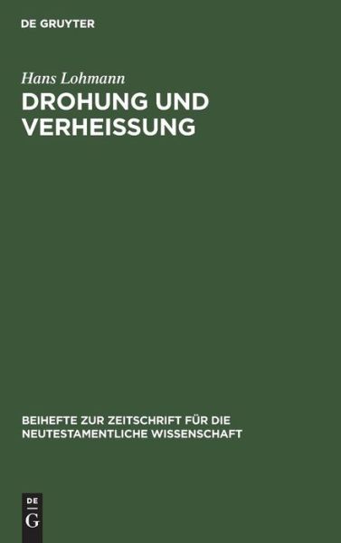 Cover for Lohmann · Drohung und Verheißung (Book) (1989)