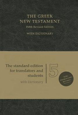 The Greek New Test.,m.gr.-engl.Wtb,schw - American Bible Society - Books - German Bible Society - 9783438051189 - September 1, 2014