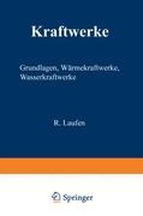 Cover for R. Laufen · Kraftwerke (Paperback Book) [German, Softcover Reprint of the Original 1st Ed. 1984 edition] (1984)