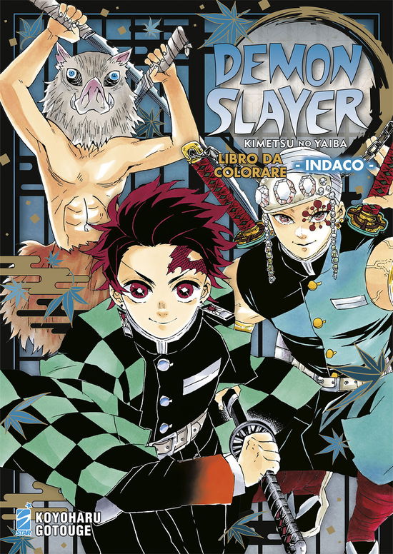 Cover for Demon Slayer Libro da Colorare · Demon Slayer Libro da Colorare #04 Indaco (Book)