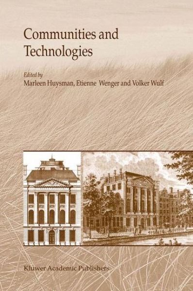 Cover for M H Huysman · Communities and Technologies (Paperback Book) [Softcover reprint of hardcover 1st ed. 2003 edition] (2010)