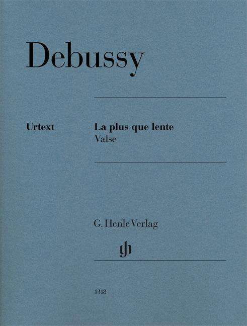 Cover for Debussy · La plus que lente, Klavier zu z (Bog) (2018)