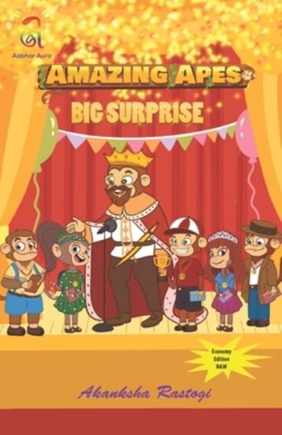 Cover for Akanksha Rastogi · Amazing Apes - Big Surprise (B &amp; W) - Amazing Apes (Paperback Book) (2021)