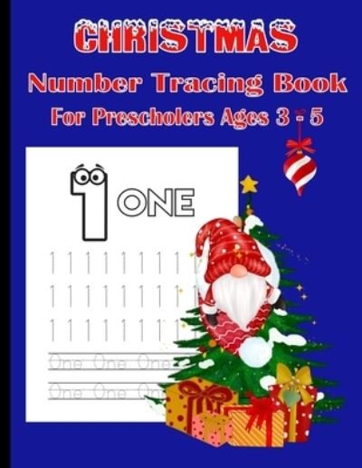 Cover for 4ls Works · Christmas Number Tracing Book (Paperback Book) (2020)