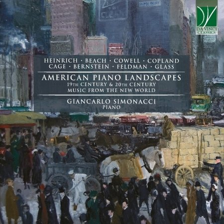 Cover for Giancarlo Simonacci · American Piano Landscapes - 19th Century &amp; 20th Century (CD) (2022)