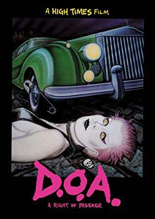 Cover for DVD · D.o.a.: a Right of Passage (DVD) (2019)