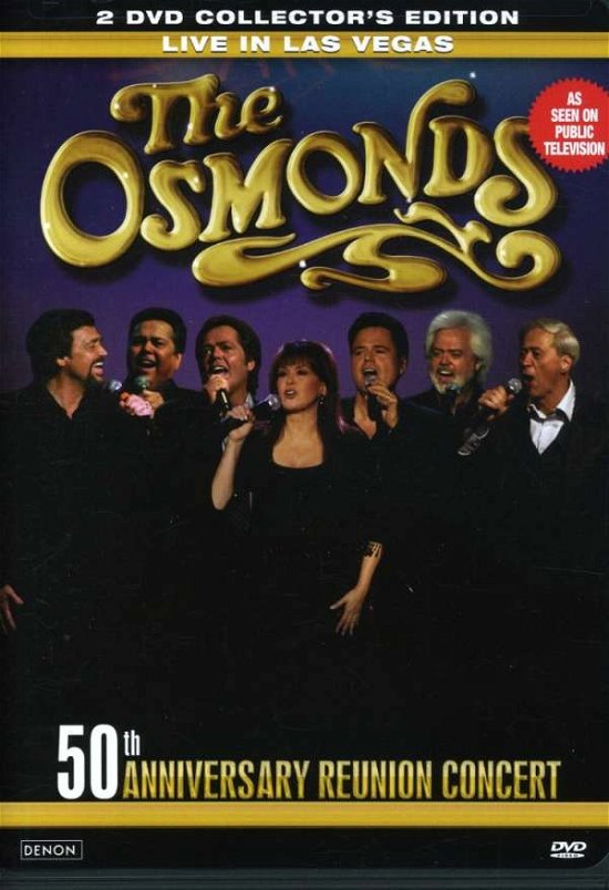 Cover for Osmonds · Osmonds-live in Las Vegas-50th Anniversary Reunion (DVD) [Dlx edition] (2008)