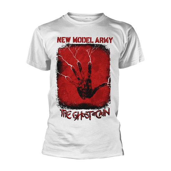 Cover for New Model Army · The Ghost of Cain (White) (T-shirt) [size S] [White edition] (2019)