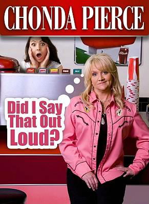 Cover for Chonda Pierce · Chonda Pierce Did I Say That Out Loud? (DVD)