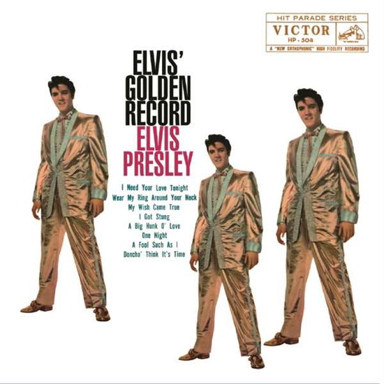 Cover for Elvis Presley · Elvis' Golden Record (Gold / Purple Split Colour Vinyl) (10&quot;) (2021)