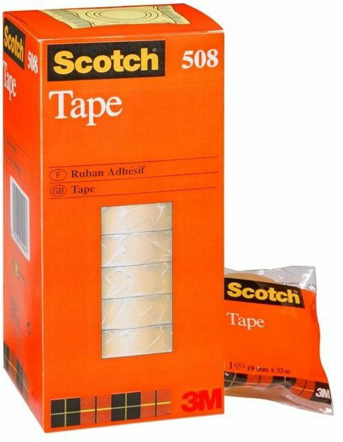 Scotch 508 Transparent  Tape  19mm X 33m, Easy Tea (Merchandise) - 3m - Koopwaar -  - 4001895922190 - 