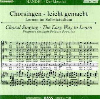 Georg Friedrich Händel (1685-1759) - Chorsingen leicht gemacht:Händel,Messias (Bass) - Music - MUSICPARTNER - 4013788003190 - 