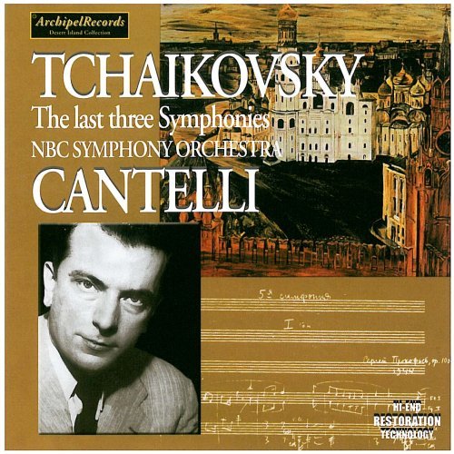 Cover for Tchaikovksy / Cantelli · Sinfonien 45 &amp; 6 / Nbc Orch (CD) (2012)