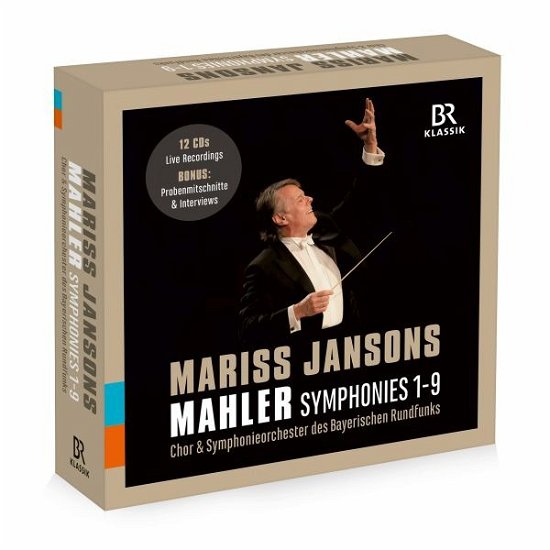 Mahler: Symphonies 1-9 - Jansons, Mariss / Symphonieorchester Des Bayerischen Rundfunks - Musik - BR KLASSIK - 4035719007190 - 4. november 2022