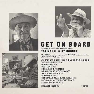 Cover for Taj Mahal &amp; Ry Cooder · Get On Board - Songs Of Sonny Terry &amp; Brownie Mcghee (CD) [Japan Import edition] (2022)