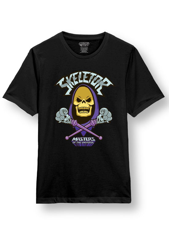 Cover for Masters of the Universe · Skeletor X-staff (T-shirt) [size S] [Black edition] (2020)