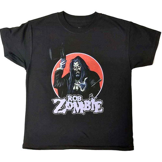 Cover for Rob Zombie · Rob Zombie Kids T-Shirt: Magician (Black) (5-6 Years) (T-shirt) [size 5-6yrs] [Black - Kids edition] (2021)