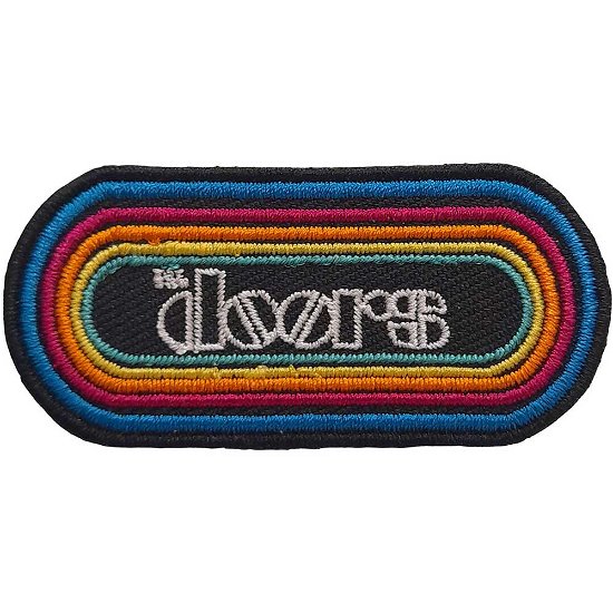 The Doors Standard Woven Patch: Rainbow - The Doors - Merchandise -  - 5056561000190 - 