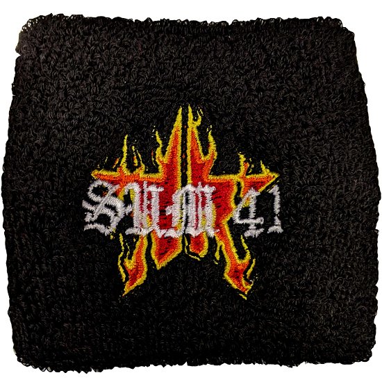 Sum 41 Fabric Wristband: Flaming Star (Ex-Tour) - Sum 41 - Merchandise -  - 5056561068190 - 