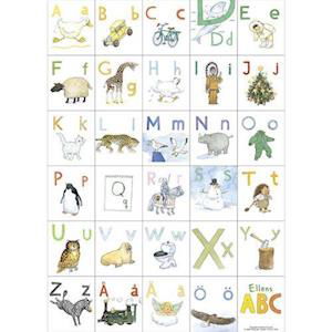 Ellens ABC plakat - Hjelm Förlag - Fanituote - Hjelm Förlag - 7393182007190 - 2000