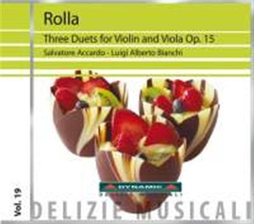 Three Duets for Violin - A. Rolla - Musik - DYNAMIC - 8007144680190 - 3. februar 2015