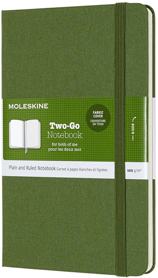 Moleskine: Taccuino Two-Go Medium Verdeprato - Moleskine - Books - Moleskine - 8058647620190 - July 26, 2018