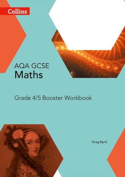 Cover for AQA GCSE (9-1) Maths Grade 4-5 Booster Workbook - Collins GCSE Maths (Paperback Book) [Amazon PrintReplica edition] (2015)