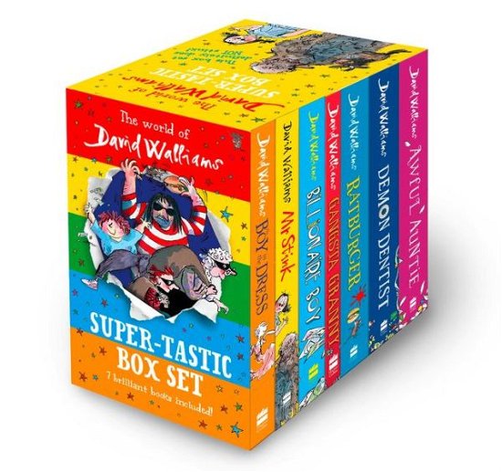 Cover for David Walliams · The World of David Walliams: Super-Tastic Box Set (Buch) (2016)