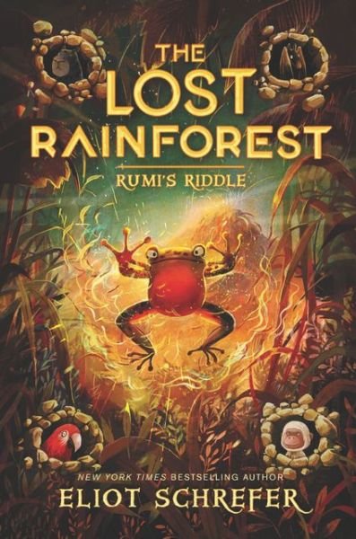 Cover for Eliot Schrefer · The Lost Rainforest #3: Rumi’s Riddle (Paperback Book) (2021)