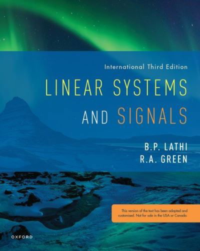 Cover for BP Lathi · Linear Systems and Signals - OXFORD SERIES ELECTRIC COMPUTER ENGINEER (Paperback Bog) [3 Revised edition] (2022)