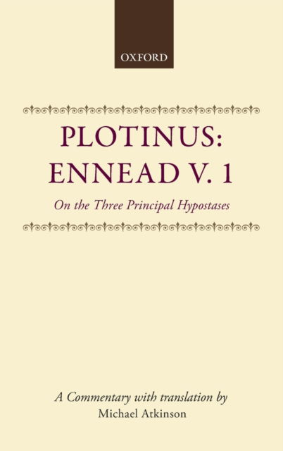 Cover for Plotinus · Ennead : Bk.5, 1 (Hardcover Book) (1983)