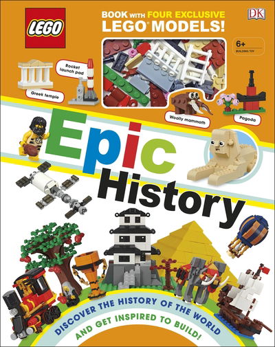 Cover for Rona Skene · LEGO Epic History: Includes Four Exclusive LEGO Mini Models (Hardcover Book) (2020)