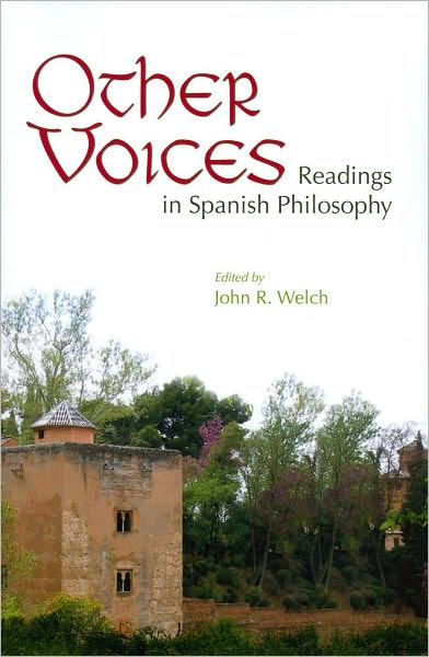 Cover for Other Voices: Readings in Spanish Philosophy (Paperback Book) (2010)