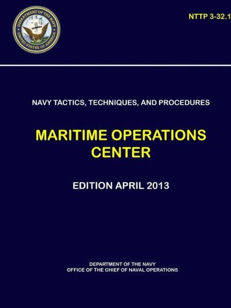 Cover for Department of The Navy · Navy Tactics, Techniques, and Procedures - Maritime Operations Center (Paperback Book) (2018)