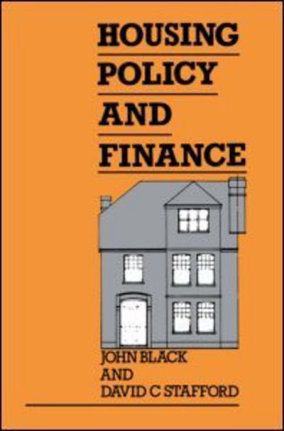 Housing Policy and Finance - John Black - Bøker - Taylor & Francis Ltd - 9780415004190 - 28. april 1988