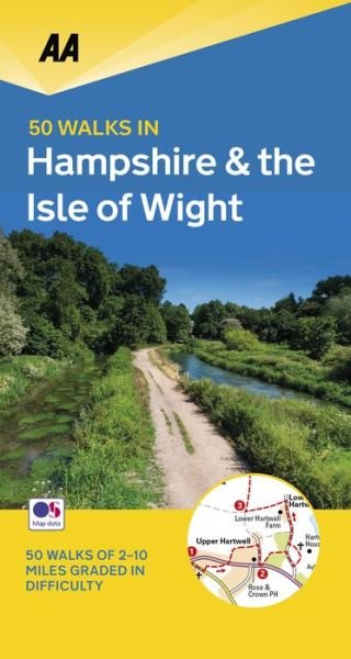 Cover for Aa Publishing · 50 Walks in Hampshire &amp; Isle of Wight - AA 50 Walks (Paperback Book) [4 New edition] (2019)