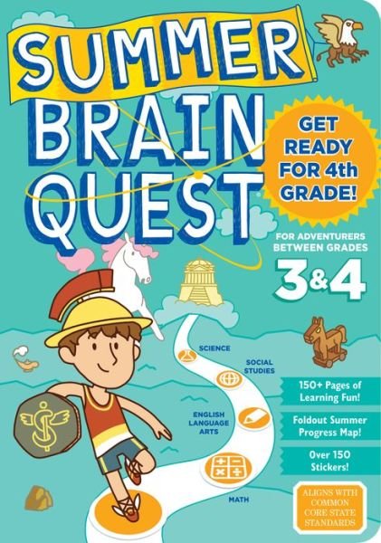 Cover for Claire Piddock · Summer Brain Quest: Between Grades 3 &amp; 4 (Taschenbuch) (2017)