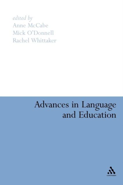 Cover for Anne Mccabe · Advances in Language and Education (Pocketbok) (2009)