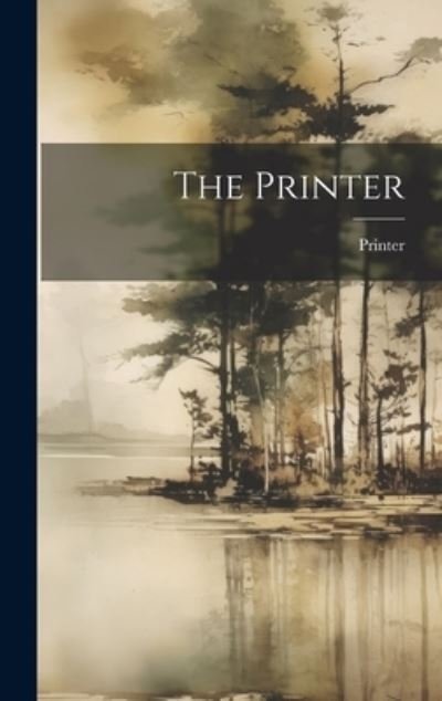 Cover for Printer (Book) (2023)